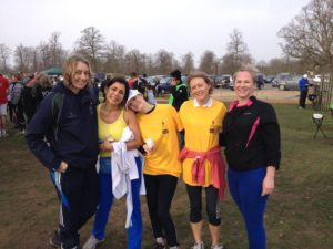 The Molesey Ladies at the end, including scorer Jo – all still looking fresh as a daisy.